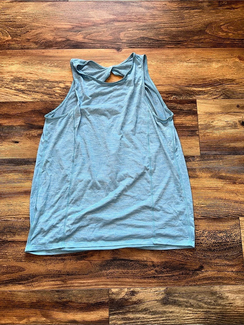 lululemon Nulu Back-Twist Yoga Tank Top Blue